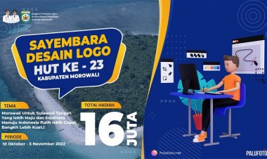 Hadiah 16 Juta, Sayembara Desain Logo HUT ke 23 Kabupaten Morowali Dimulai
