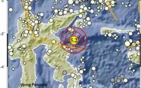 Gempa Bumi Berkekuatan 5.2 Magnitudo Guncang Morowali, Sulawesi Tengah
