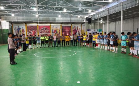 Turut Belasungkawa Atas Tragedi di Stadion Kanjuruhan Malang, Personel Polsek Bahodopi Gelar Doa Bersama