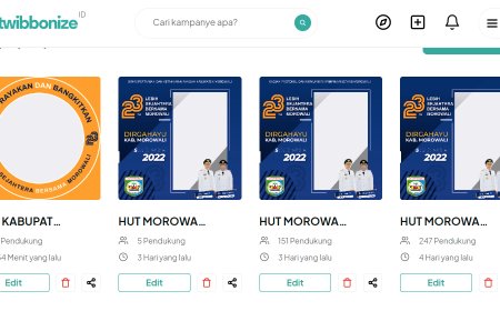 Link Twibbon dan Ucapan Selamat HUT Ke-23 Kabupaten Morowali