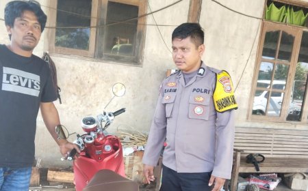 Himbauan Bhabinkamtibmas POLSEK Bungku Tengah, Waspada Curanmor