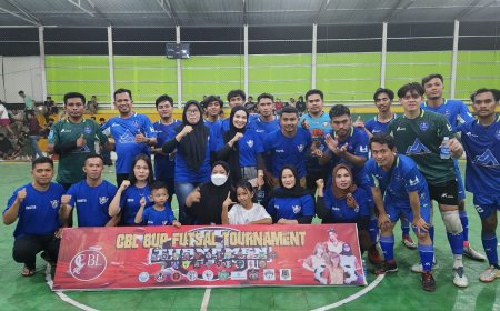 AMP FC Rebut Juara Dua di Turnamen Futsal CBL Cup 2023, Pertunjukkan Kekuatan Baru Futsal Di Morowali