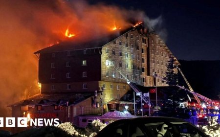 Scores killed as hotel engulfed by flames in Turkish ski resort