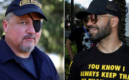Far-right Oath Keepers, ex-Proud Boys leaders released after Trump pardons