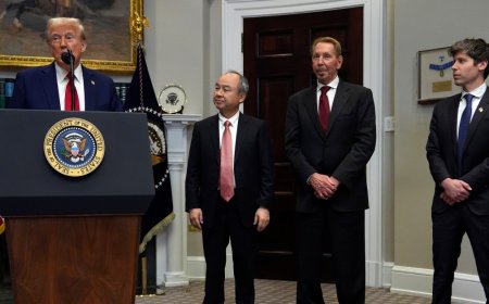 Trump announces $500bn ‘Stargate’ venture to build up AI infrastructure