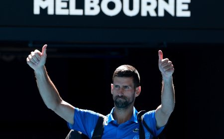 Australian Open: Injured Djokovic booed off but targets more Grand Slams