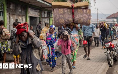Rebels say they have taken DR Congo city as thousands flee