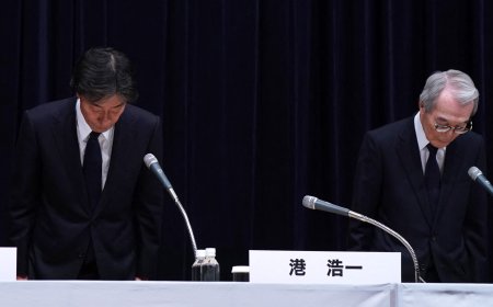 Top Fuji TV executives in Japan resign over sex scandal