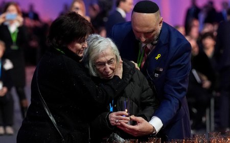 Auschwitz survivors commemorate 80th anniversary of the camp’s liberation