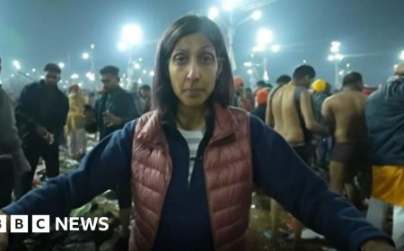 Sea of belongings strewn aside as worshippers flee India crush