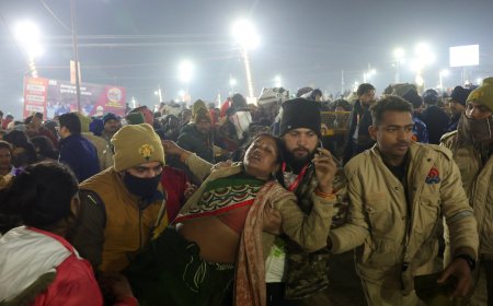 At least 7 reported killed in crush at India’s Mahakumbh religious festival