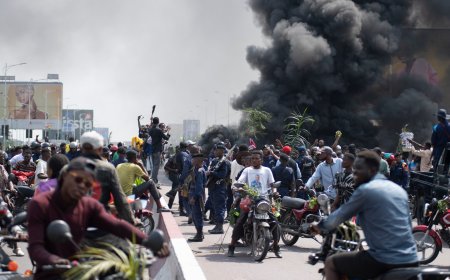 Tyres burned, embassies attacked in DR Congo’s Kinshasa protests