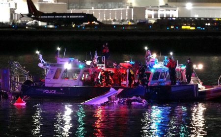 American Airlines Plane, Black Hawk Helicopter crash at Reagan Airport