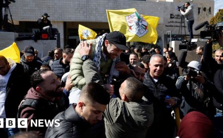 Watch: Crowds gather to welcome freed Palestinians prisoners