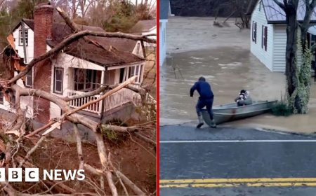 Watch: Deadly storm hits south-eastern US and Canada