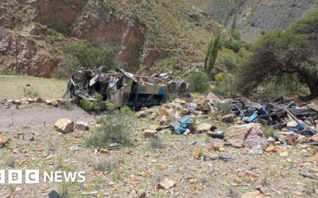 Bus crash in Bolivia kills at least 30 people