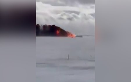 Video shows moment Delta passenger plane crash lands and rolls