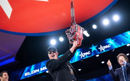 Argentina’s president gifts chainsaw to Trump adviser Elon Musk