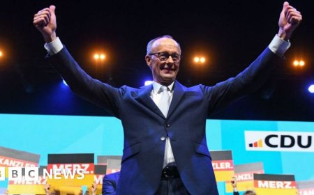 Final push for votes as German frontrunner vows to lead in Europe