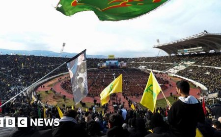 Huge crowds gather for Hezbollah leader Nasrallah's funeral