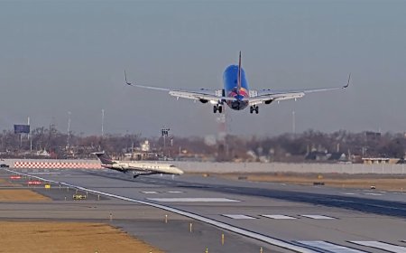 Southwest airliner aborts landing to avoid collision at Chicago airport