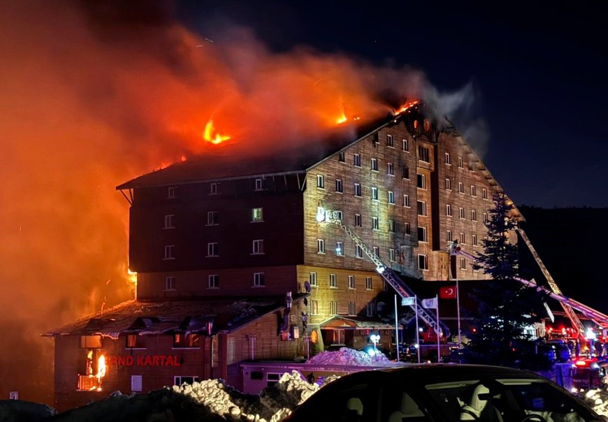 Hotel fire at Turkiye ski resort kills at least 10