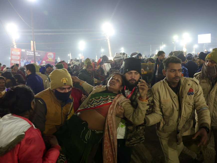 At least 7 reported killed in crush at India’s Mahakumbh religious festival
