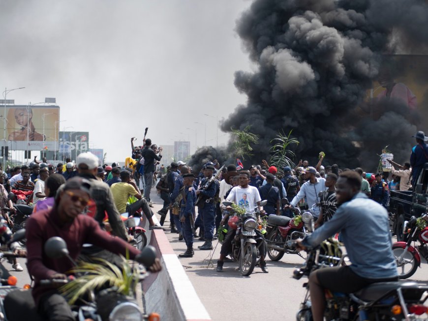 Tyres burned, embassies attacked in DR Congo’s Kinshasa protests