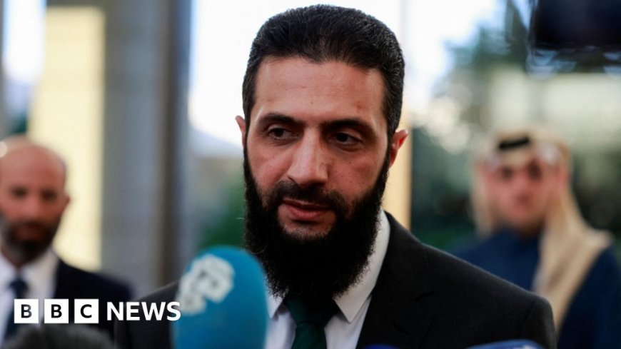 Ahmed al-Sharaa named Syria's transitional president