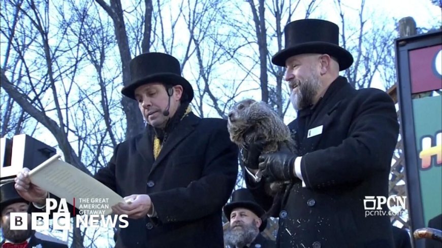 Watch: Punxsutawney Phil makes Groundhog Day weather prediction