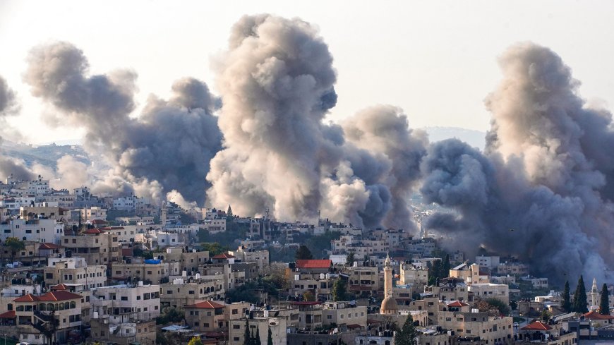 Destruction after Israeli forces blew up Palestinian homes in Jenin