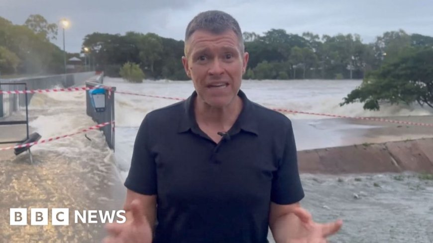 Watch: BBC reports from site of Queensland flooding