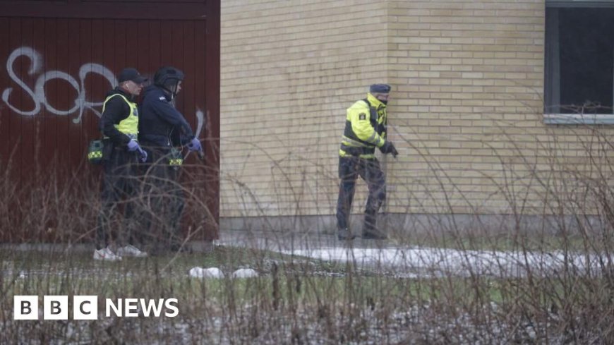 Police say about 10 people killed in shooting at Sweden school