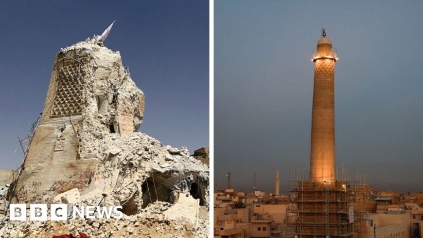 Mosul's landmarks rise again after IS destruction