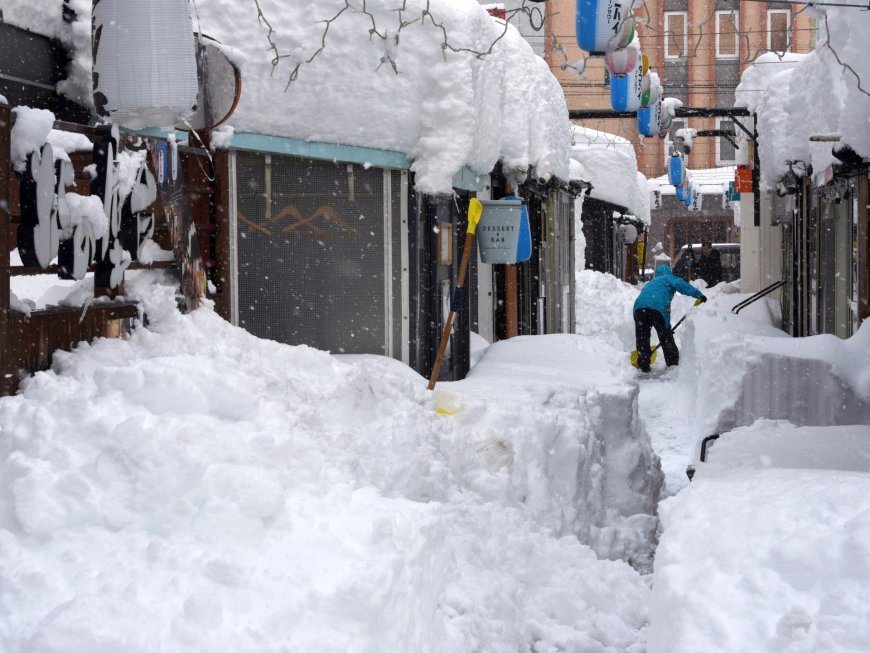 Record-breaking snowfall disrupts daily life in northern Japan’s Hokkaido