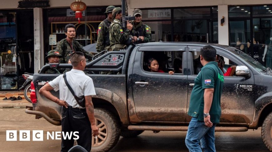 Scams, casinos and high-rises: The BBC visits a bizarre city in a war zone
