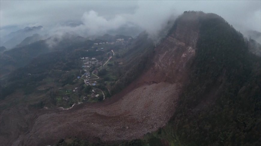 Dozens missing in China landslide