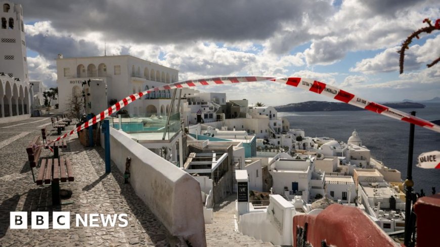 Strongest earthquake yet hits Santorini amid seismic crisis