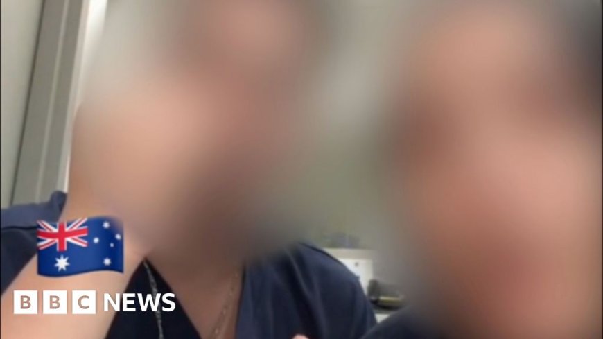 Australian nurses stood down over 'vile' antisemitic video