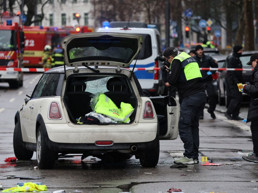 At least 20 injured after car drives into crowd in Germany’s Munich