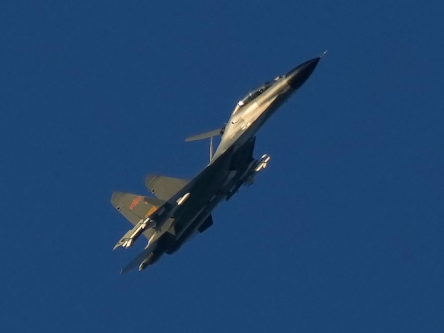 Taiwan detects dozens of Chinese aircraft near island