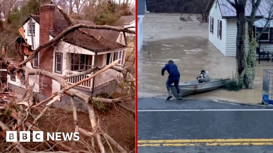 Watch: Deadly storm hits south-eastern US and Canada