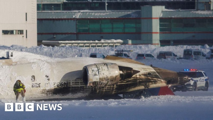 'I was just in a plane crash. Oh my God': Witnesses recount escape in Toronto