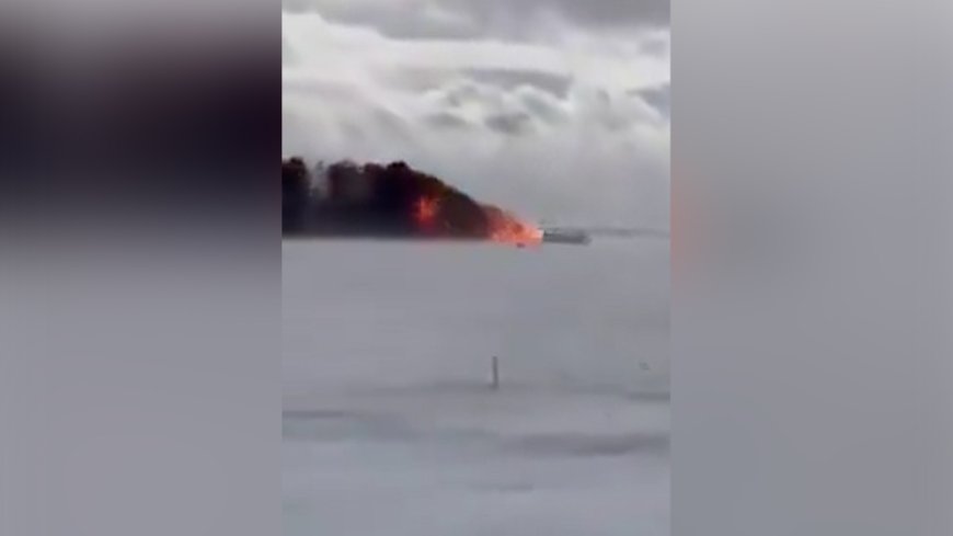 Video shows moment Delta passenger plane crash lands and rolls
