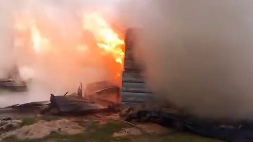 Israeli settlers burn Palestinian property in occupied East Jerusalem