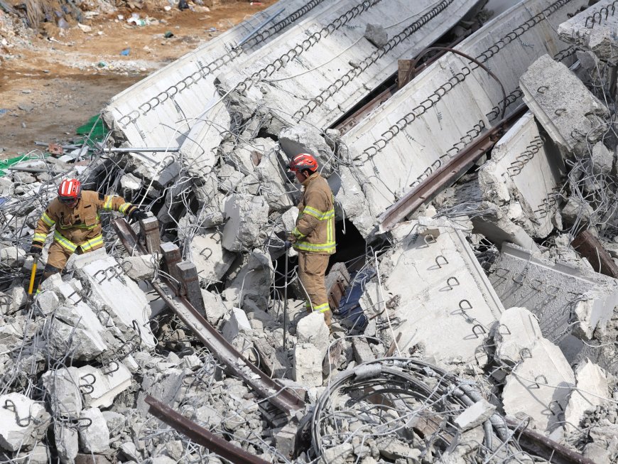 Four killed in South Korea road collapse